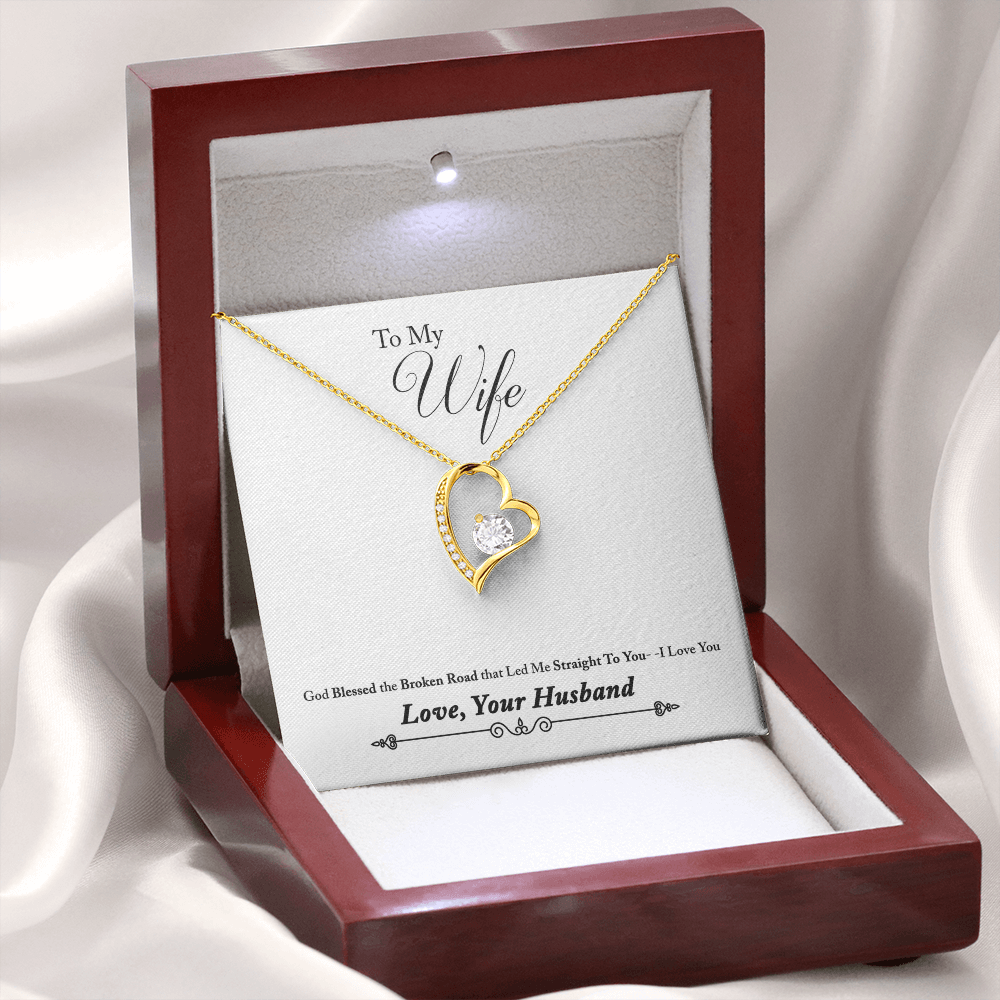 For My Wife, To My Wife, Forever Love Necklace, Jewelry Gift - YERTIZZ.COM