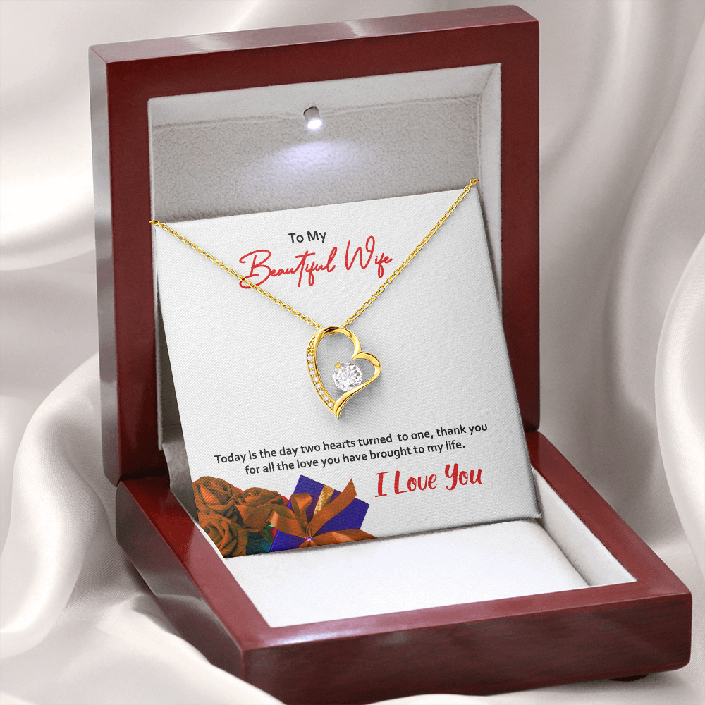 Forever Love Necklace, Gift, Jewelry, Wife, To Wife - YERTIZZ.COM