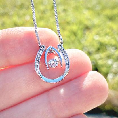 Lucky in Love Necklace, Jewelry, Gift, Daughter, Pregnancy - YERTIZZ.COM