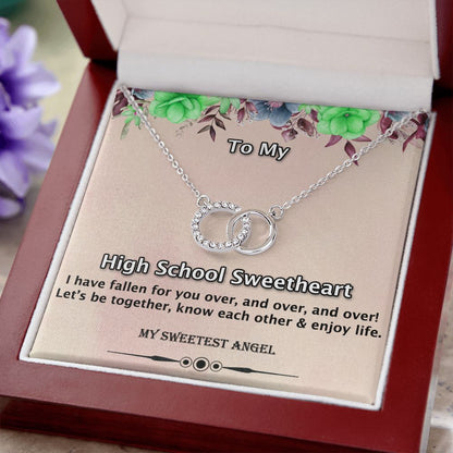 Perfect Pair Necklace, Gift, Jewelry, High School Sweetheart, HS, School, Sweetheart