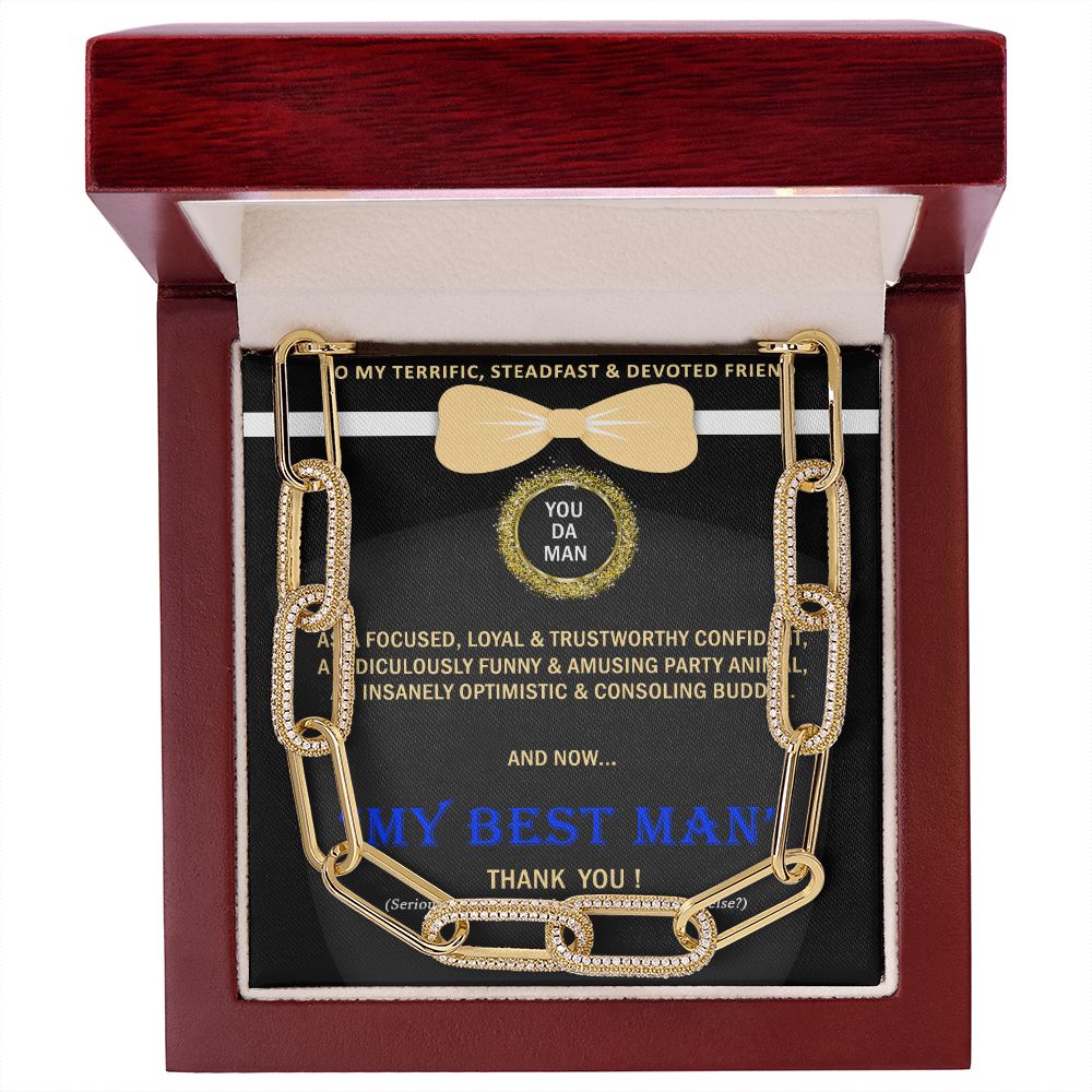 Forever Linked Necklace, Linked Chain, Best Man