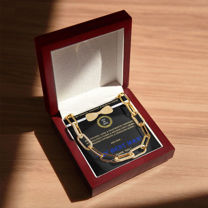 Forever Linked Necklace, Linked Chain, Best Man