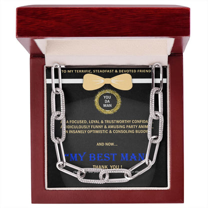 Forever Linked Necklace, Linked Chain, Best Man