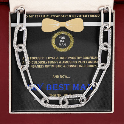 Forever Linked Necklace, Linked Chain, Best Man