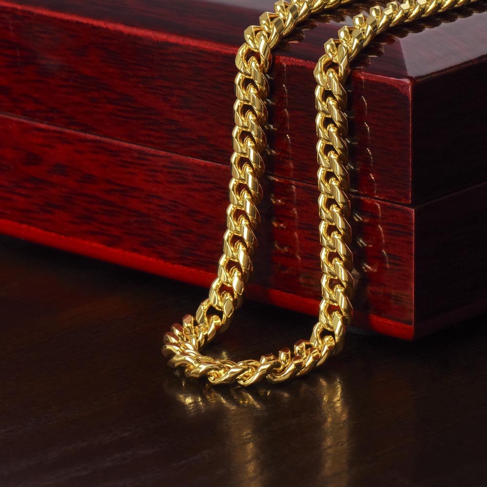 Cuban Linked Chain, Jewelry, Gift, Retirement, Teacher