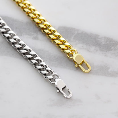 Cuban Linked Chain, Jewelry, Gift, Retirement, Teacher