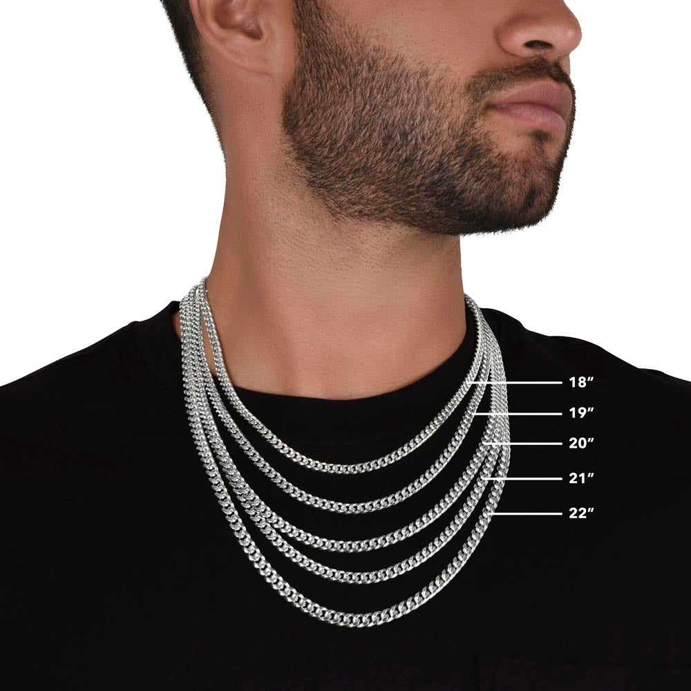 Cuban Linked Chain, Jewelry, Gift, Retirement, Teacher