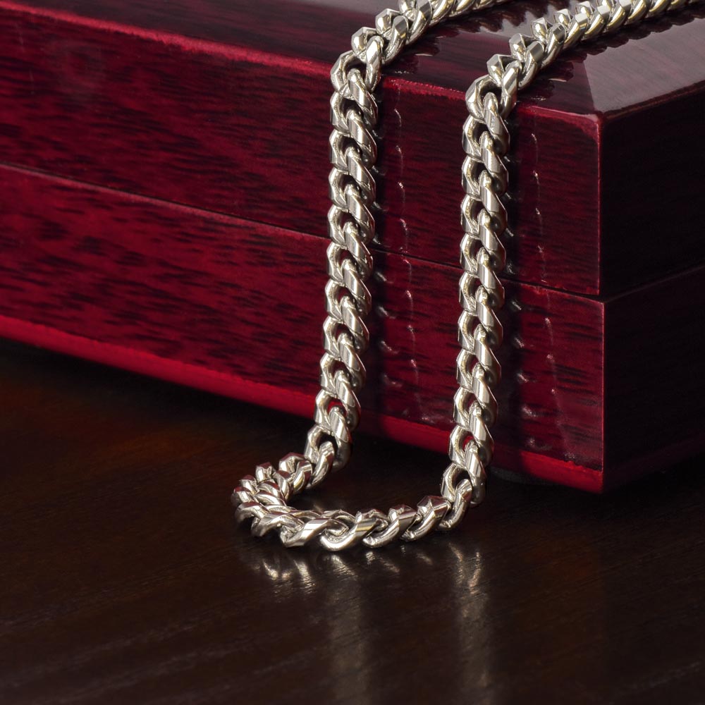Cuban Linked Chain, Jewelry, Gift, Memorial Day,