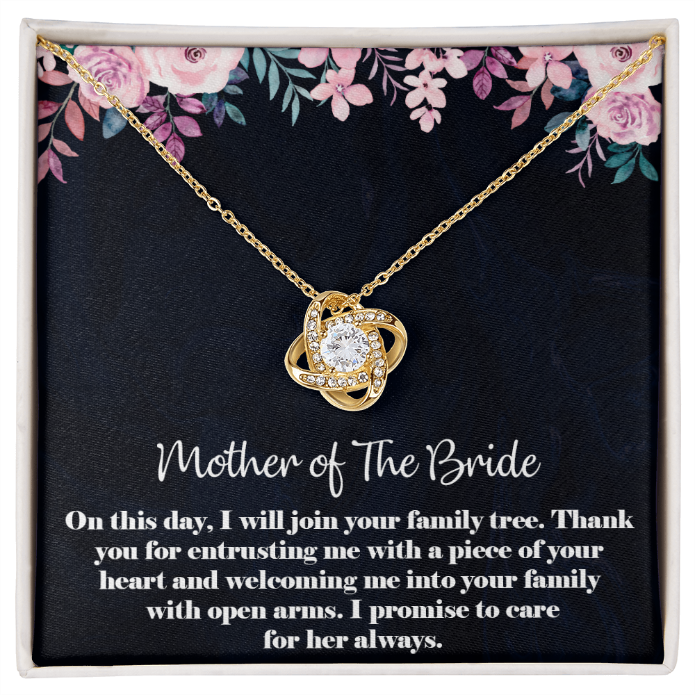 Love Knot Necklace, Jewelry, Gift, Mother of the Bride2 - YERTIZZ.COM