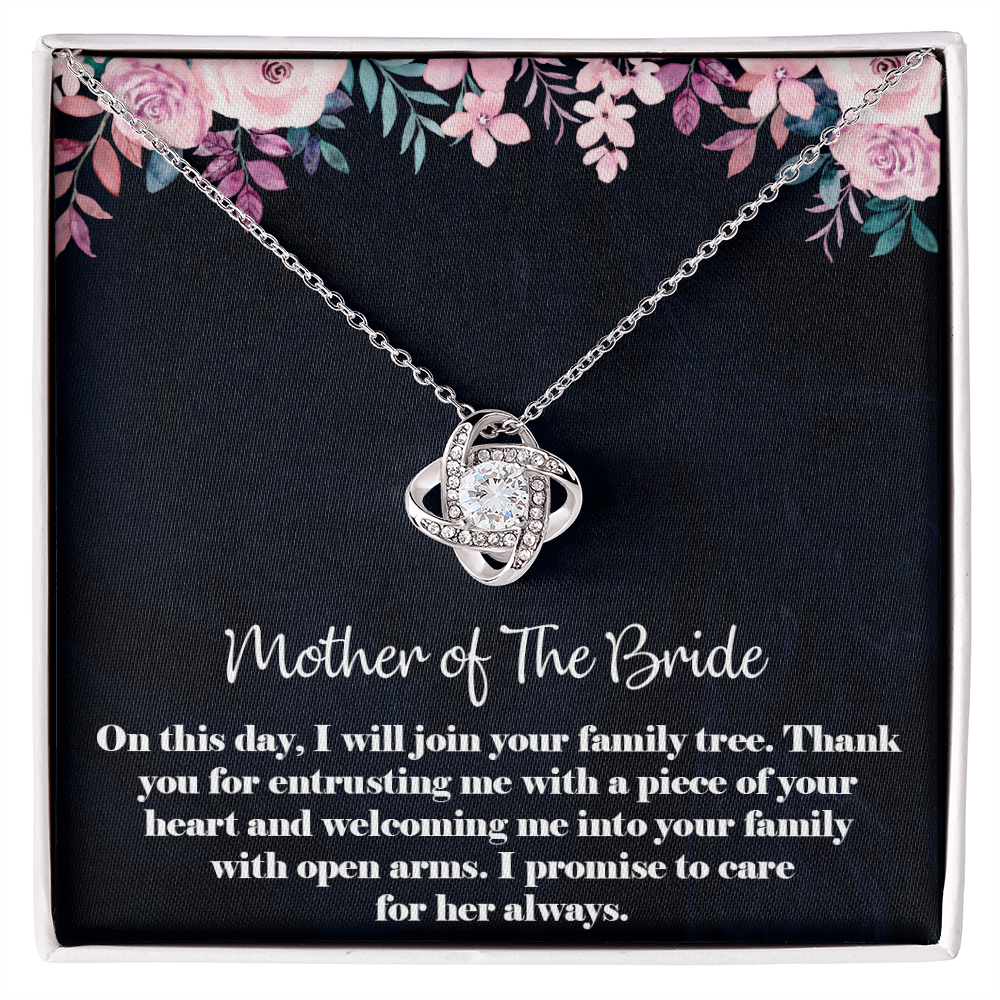 Love Knot Necklace, Jewelry, Gift, Mother of the Bride2 - YERTIZZ.COM