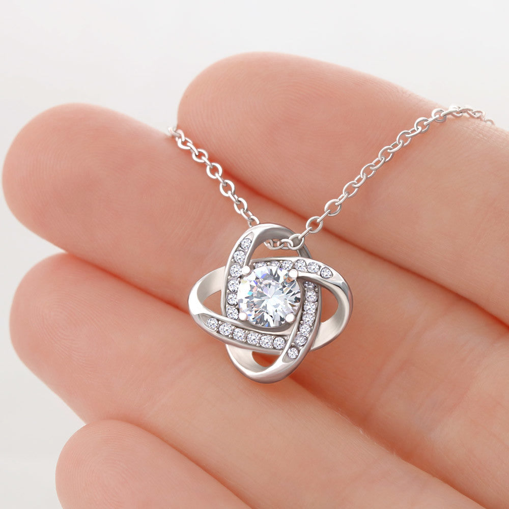 To My Soulmate, St. Patrick's Day, Love Knot Necklace - YERTIZZ.COM