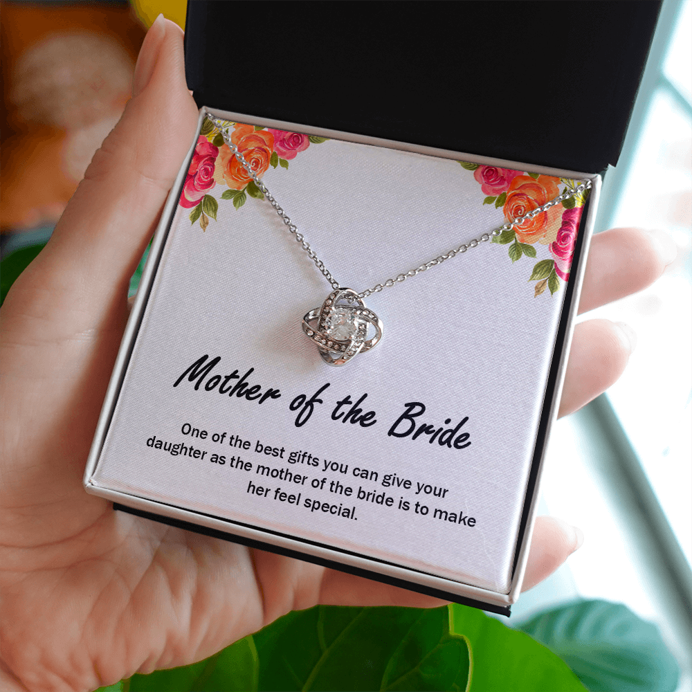 Love Knot Necklace, Jewelry, Gift, Mother of the Bride 4 - YERTIZZ.COM