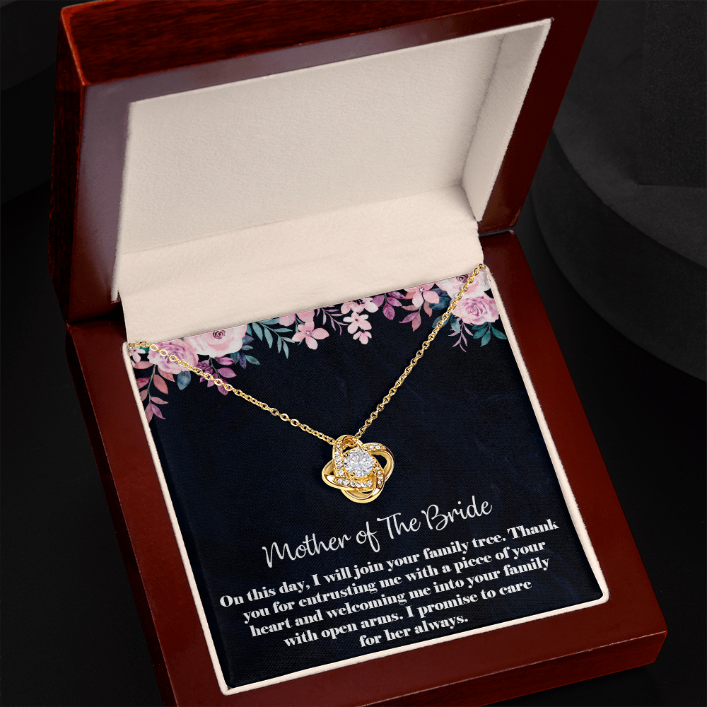 Love Knot Necklace, Jewelry, Gift, Mother of the Bride2 - YERTIZZ.COM