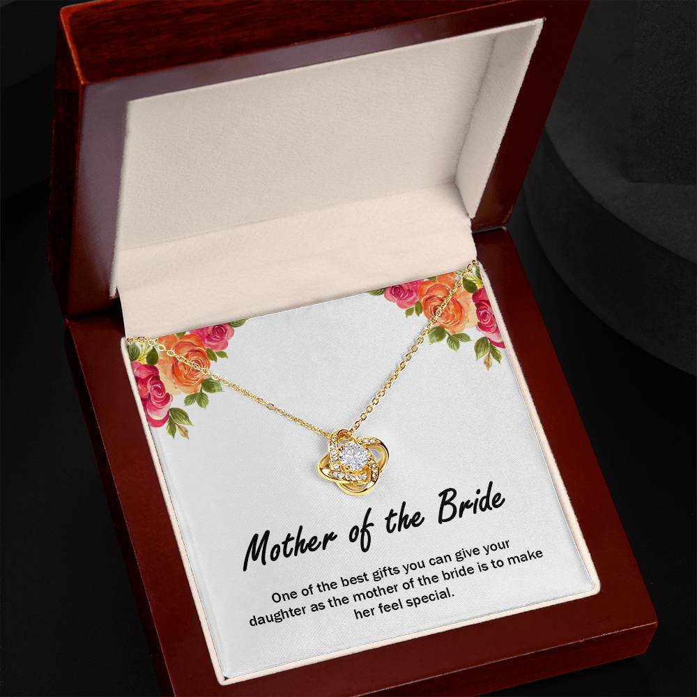 Love Knot Necklace, Jewelry, Gift, Mother of the Bride 4 - YERTIZZ.COM