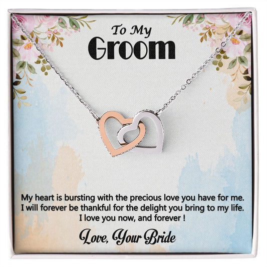 Interlocking Hearts Necklace, Say Sorry, Sorry