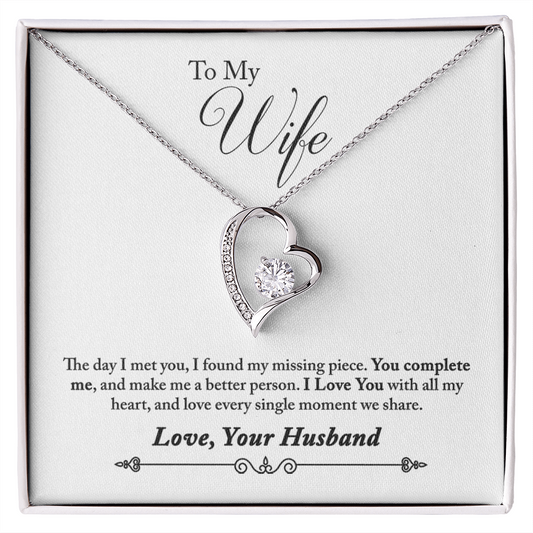 Forever Love Necklace, Gift, Jewelry, Wife, To Wife - YERTIZZ.COM