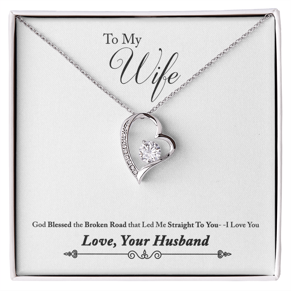 For My Wife, To My Wife, Forever Love Necklace, Jewelry Gift - YERTIZZ.COM