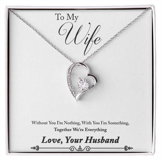 Forever Love Necklace, Gift, Jewelry, Wife, To Wife - YERTIZZ.COM