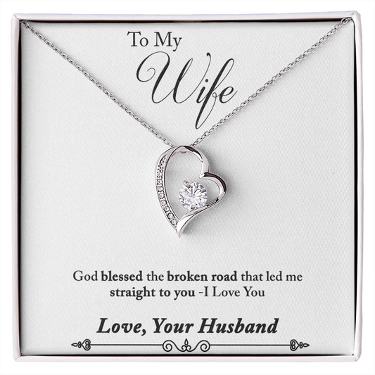 Forever Love Necklace, Gift, Jewelry, Wife, To Wife - YERTIZZ.COM
