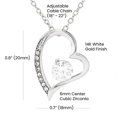 Forever Love Necklace, To Wife, Gift, Jewelry - YERTIZZ.COM