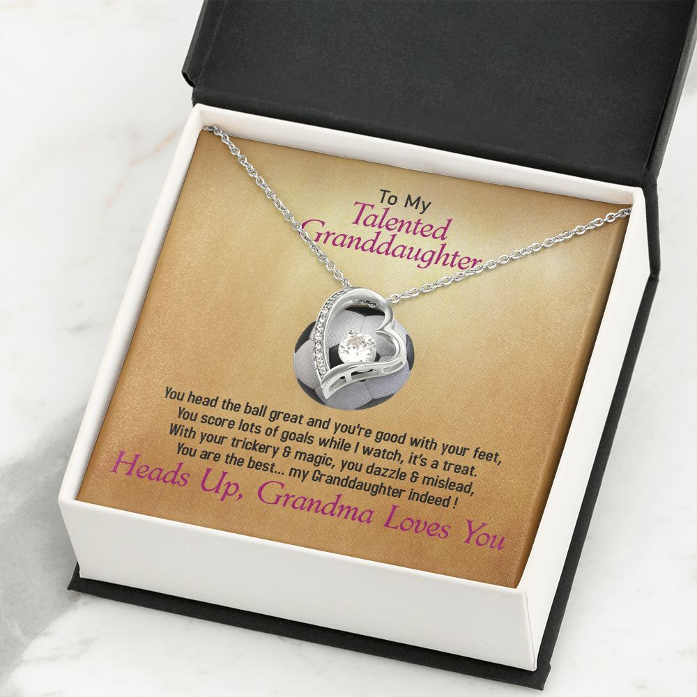 To My Talented_Soccer, Granddaughter, Jewelry Gift - YERTIZZ.COM