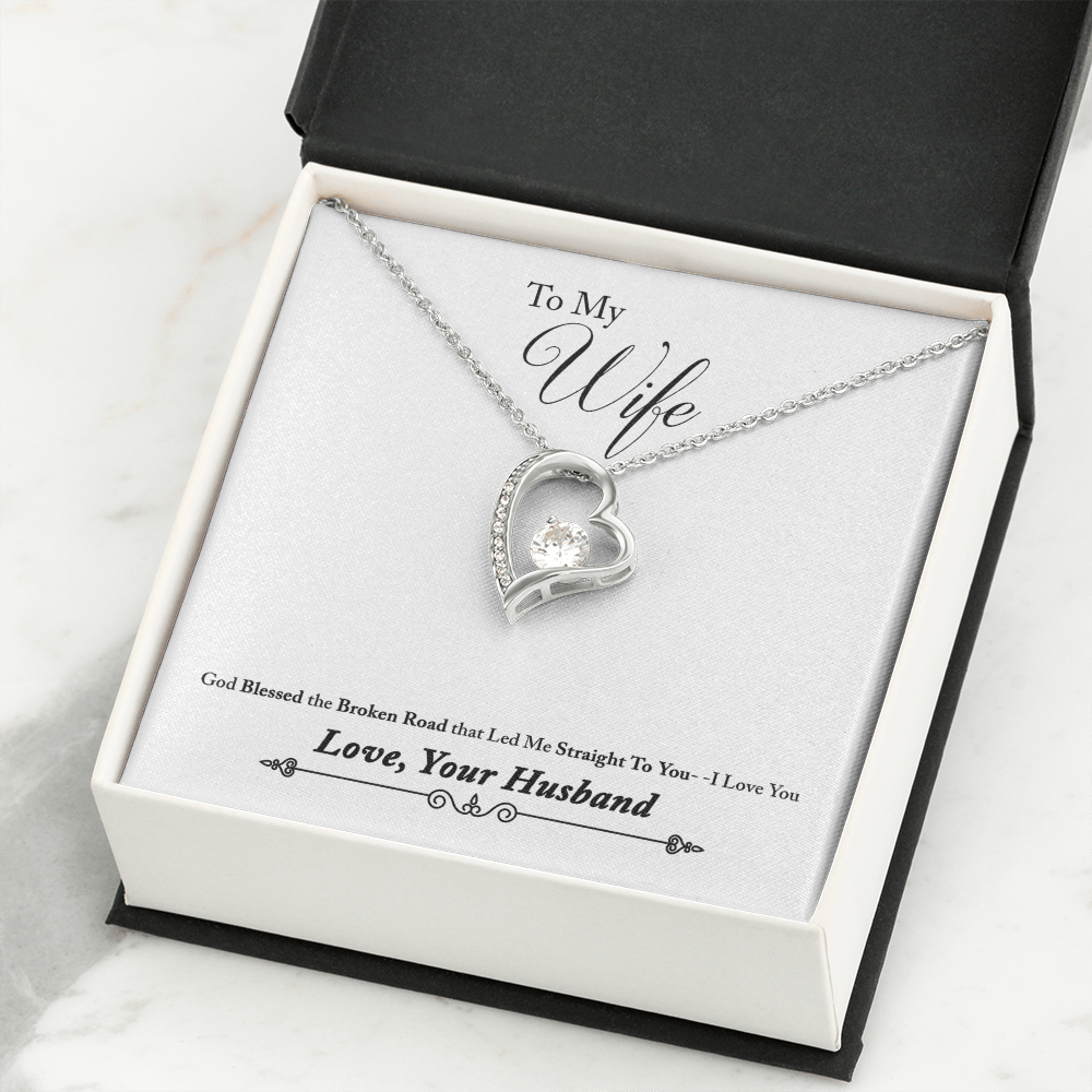 For My Wife, To My Wife, Forever Love Necklace, Jewelry Gift - YERTIZZ.COM