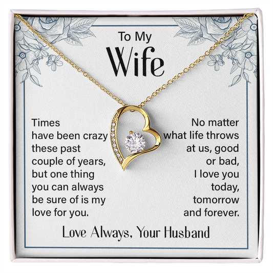 Forever Love Necklace Gift To Wife, Jewelry - YERTIZZ.COM