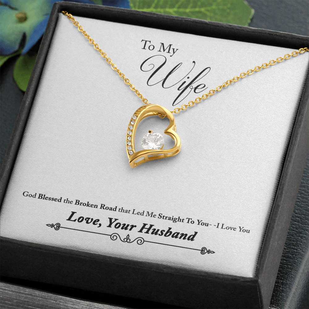 For My Wife, To My Wife, Forever Love Necklace, Jewelry Gift - YERTIZZ.COM