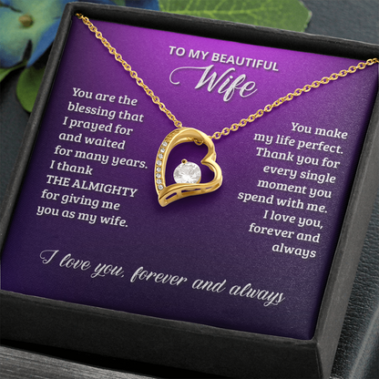 Forever Love Necklace, To Wife Gift - YERTIZZ.COM